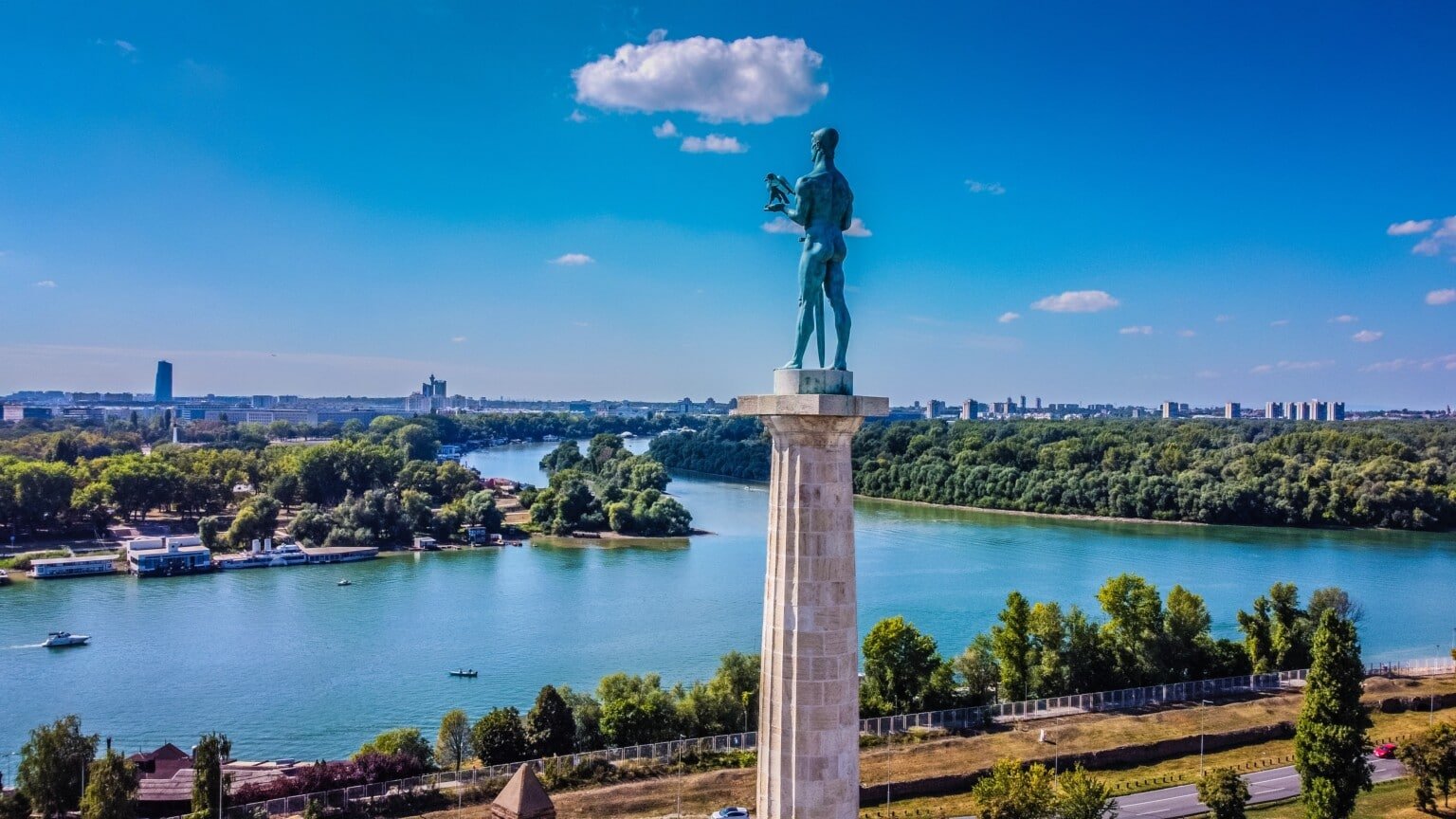 The best way to get from Sarajevo to Belgrade - Panoramic view on Belgrade
