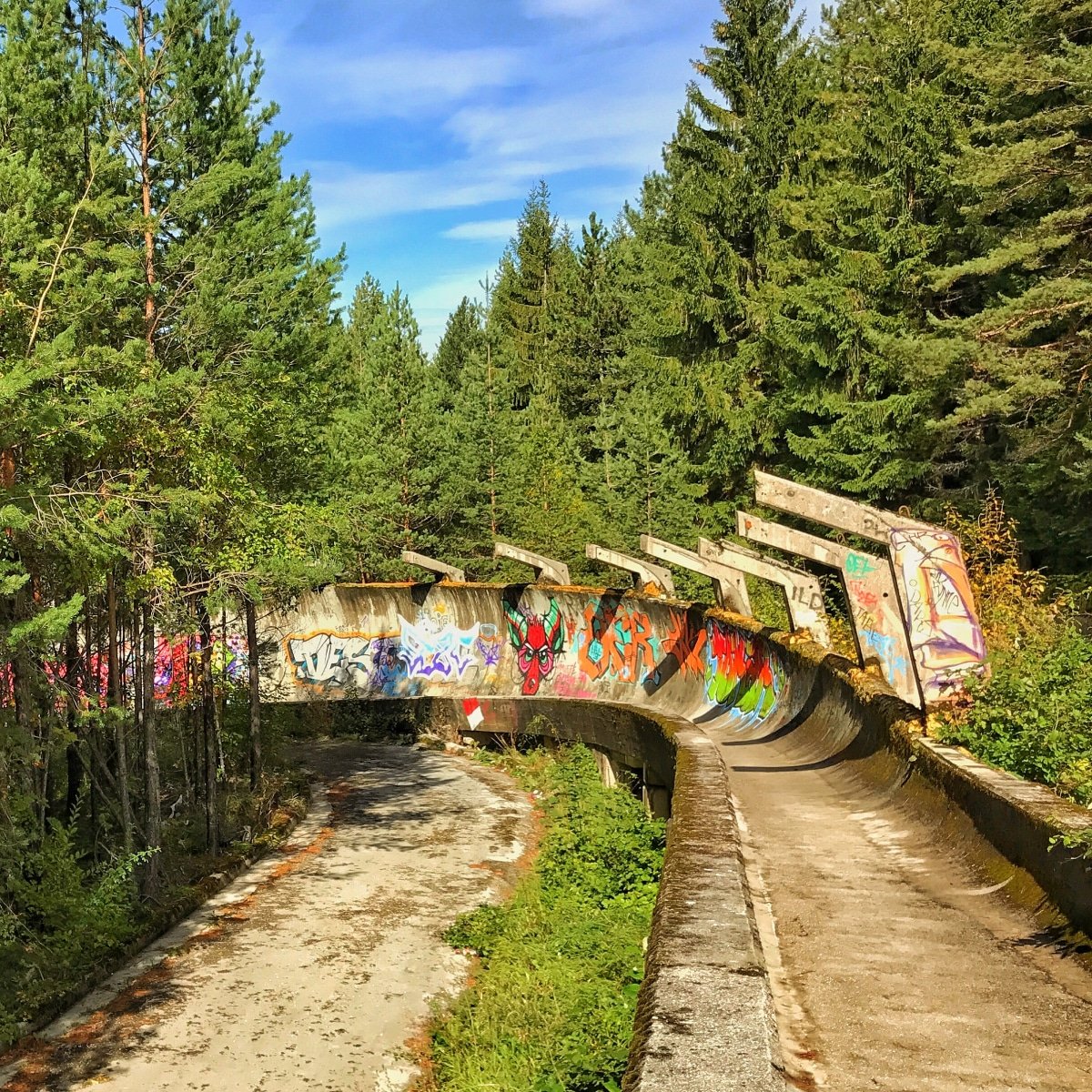 Self-guided tour Bosnia - arajevo Olympic Bobsleigh and Luge Track