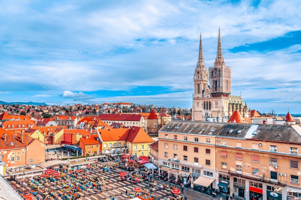 What to see in Zagreb - Dolac Market
